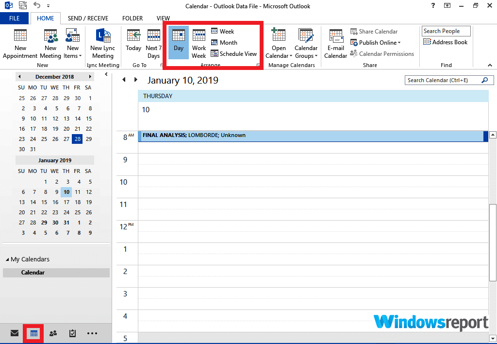open seperate windows for email and calendar on outlook on mac